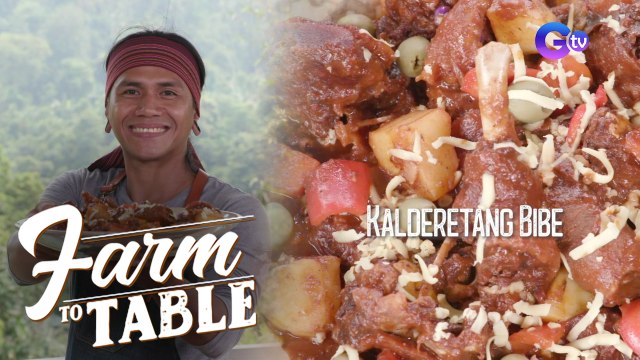 Farm To Table: Chef JR Royol’s sumptuous Kalderetang Bibe dish