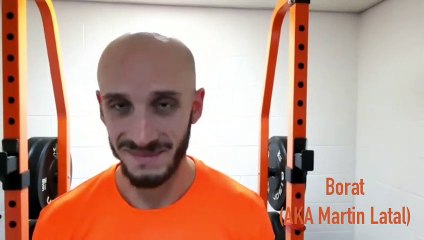 Watch Sheffield Steelers new man's Borat impression