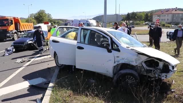 Bolu Dağı'nda meydana gelen kaza ulaşımı aksattı