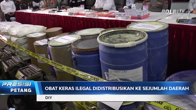 Bareskrim Polri Ungkap 2 Pabrik Obat Ilegal di DIY, Jutaan Butir Pil Diproduksi per Hari