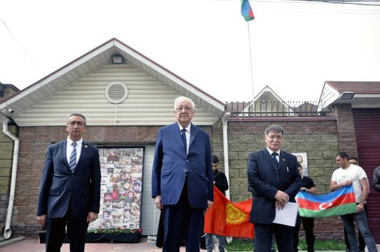 Son dakika haberleri! Kırgızistan'da 2. Karabağ Savaşı'nın kahraman şehitleri anıldı