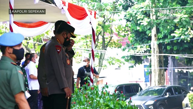 KAPOLRI SEPEKAN : Kapolri Mendampingi Presiden Tinjau Vaksinasi Merdeka (2/2)