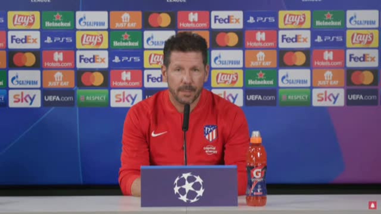 Simeone: "Los rivales nos conocen más, tenemos que evolucionar"
