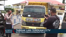 Tabrak Lari Terekam CCTV, Sopir Truk Kabur Ditangkap Polisi