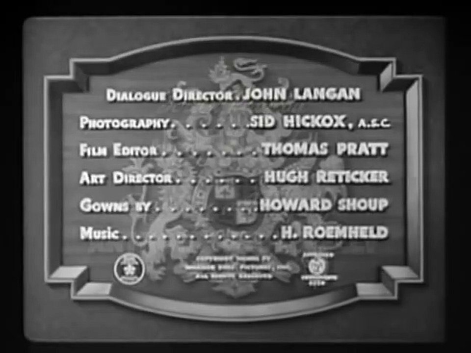 British Intelligence (1940)  part 1