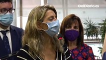 Yolanda Díaz pide cautela a Escrivá sobre las jubilaciones: 