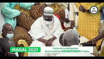 Les moments forts de la visite de la délégation de la coalition Yewwi Askan Wi à Touba.…