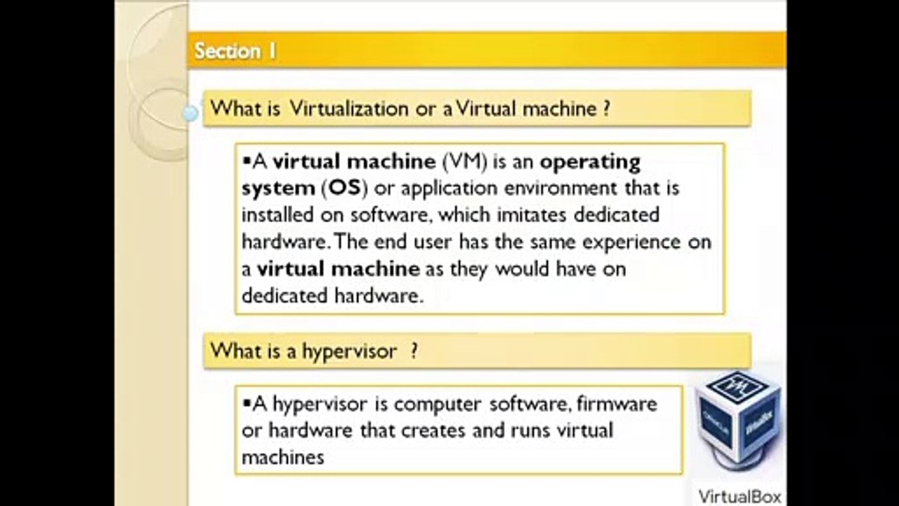 4. Virtual box and Virtualisation in Linux