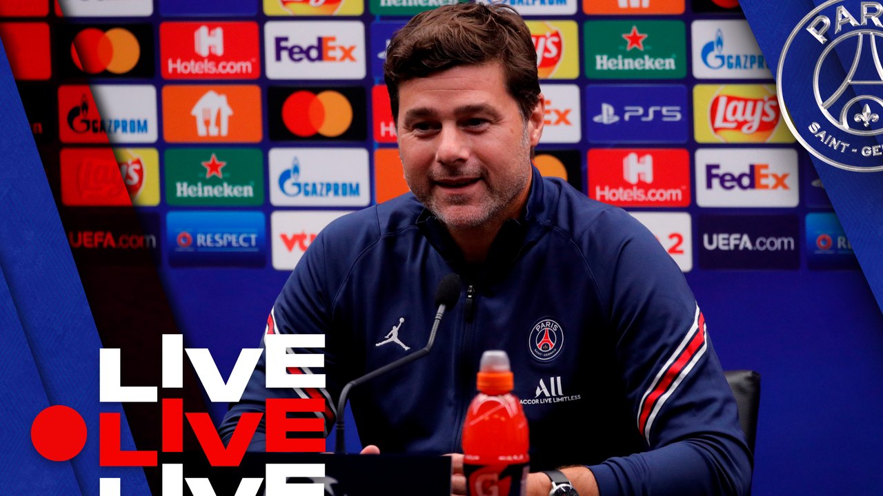 Replay : Conférence de presse en direct du Parc des Princes avant Paris Saint-Germain - Manchester City