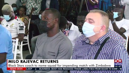 MILO RAJEVAC Returns: Black Stars coach to name squad for impeding match with Zimbabwe (27-9-21)