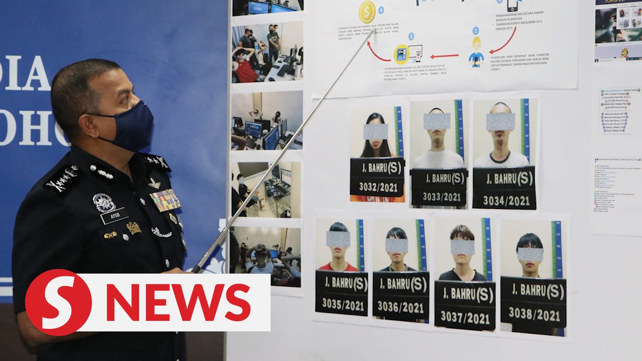 Johor cops bust online gambling call centre, arrest seven suspects