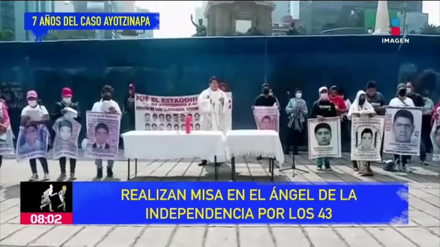 A 7 años del caso Ayotzinapa, padres exigen justicia por la desaparición de los 43