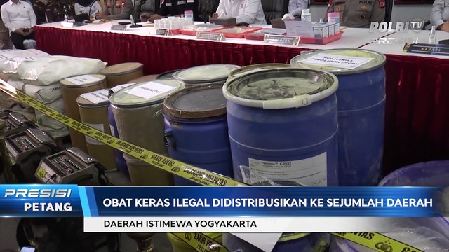 Bareskrim Polri Ungkap 2 Pabrik Obat Ilegal di DIY, Jutaan Butir Pil Diproduksi per Hari