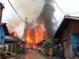 Kebakaran di Kampung Sembuan Kutai Barat Kaltim