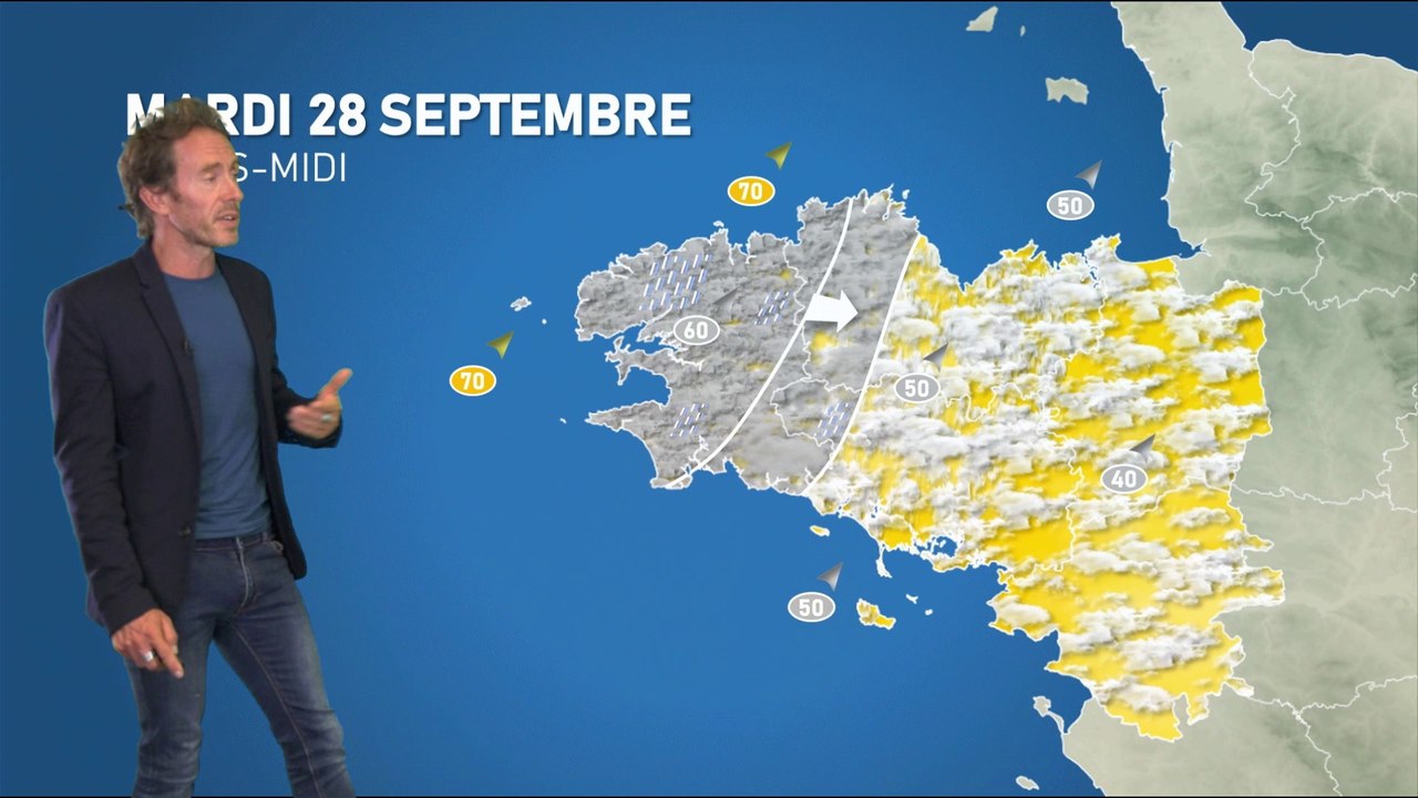 Bulletin météo pour le mardi 28 septembre