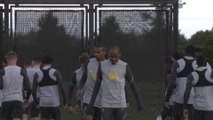 Liverpool training ahead of their UCL trip to Porto