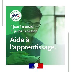 France Relance :  1jeune1solution - Aide à l'apprentissage.