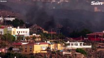 La Palma volcano lava engulfs church and destroys it after over a week of eruptions