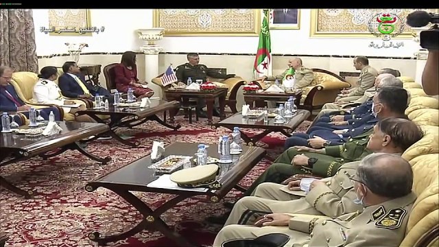 الفريق سعيد شنقريحة يستقبل القائد العام للقوات الأمريكة في إفريقيا