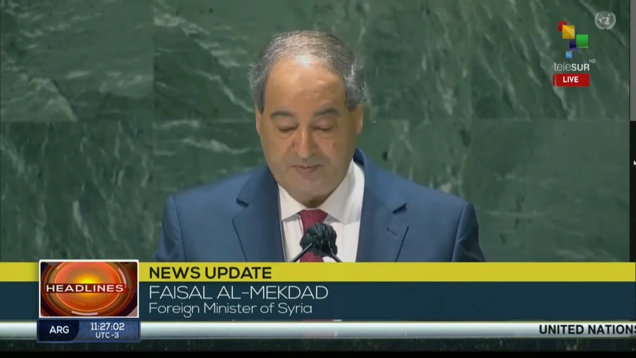 “ Sanctions are bringing suffering and deaths to countries like Cuba, Iran , Syria and Venezuela”