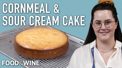 The Best Cornmeal and Sour Cream Cake Recipe | Bronwen Wyatt | Chefs At Home