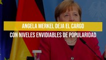 Angela Merkel deja el cargo con niveles envidiables de popularidad