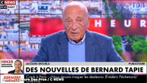 VIDEO Bernard Tapie « souffre beaucoup » : son ami Jacques Séguéla donne des nouvelles inquiétantes