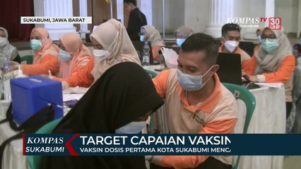 Vaksin Dosis Pertama Kota Sukabumi Mencapai 66 Persen