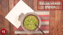 Salsa verde asada | Receta fácil y rápida de la cocina tradicional mexicana | Directo al Paladar México