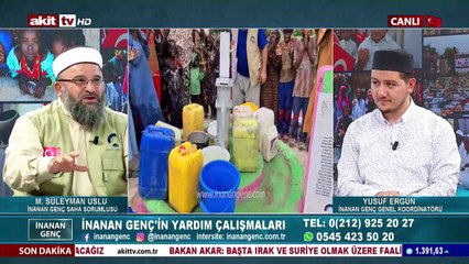 İnanan Genç'in yardım çalışmaları