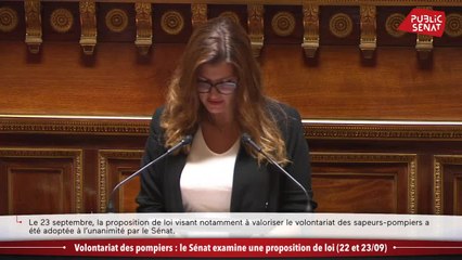 Une proposition de loi pour mieux valoriser les sapeurs-pompiers volontaires     - En Séance au Sénat (27/09/2021)