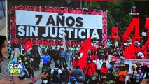 A 7 años de Ayotzinapa, usuarios de redes sociales exigen justicia