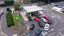 Lester Jay  - Asda Luton petrol drone footage