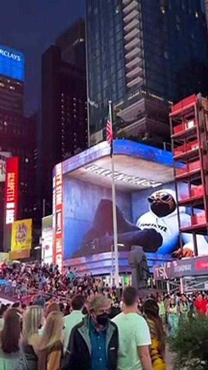 Un effet spécial extraordinaire a time square