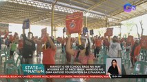 Mahigit 4,100 school bags na may hygiene kit at face mask, handog ng GMA Kapuso Foundation sa dalawang paaralan | SONA