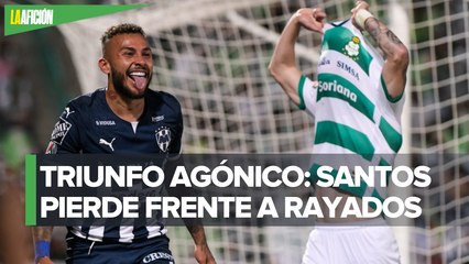 Con gol de último minuto, Santos pierde en casa contra Rayados