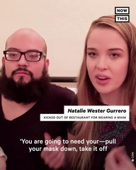 Restaurant Owner Kicks Out Couple for Wearing Masks