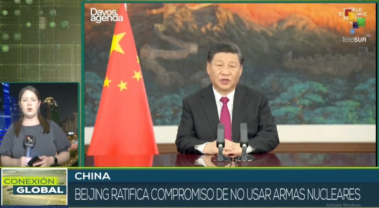 China ratifica compromiso de no usar armas nucleares