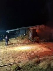 Bursa'da korkutan samanlık yangını