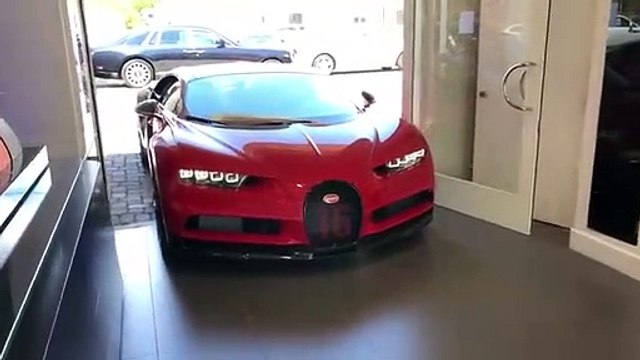2019 Bugatti Chiron Sport startup Beverly Hills 1 of 1 Geneva Motor Show Car