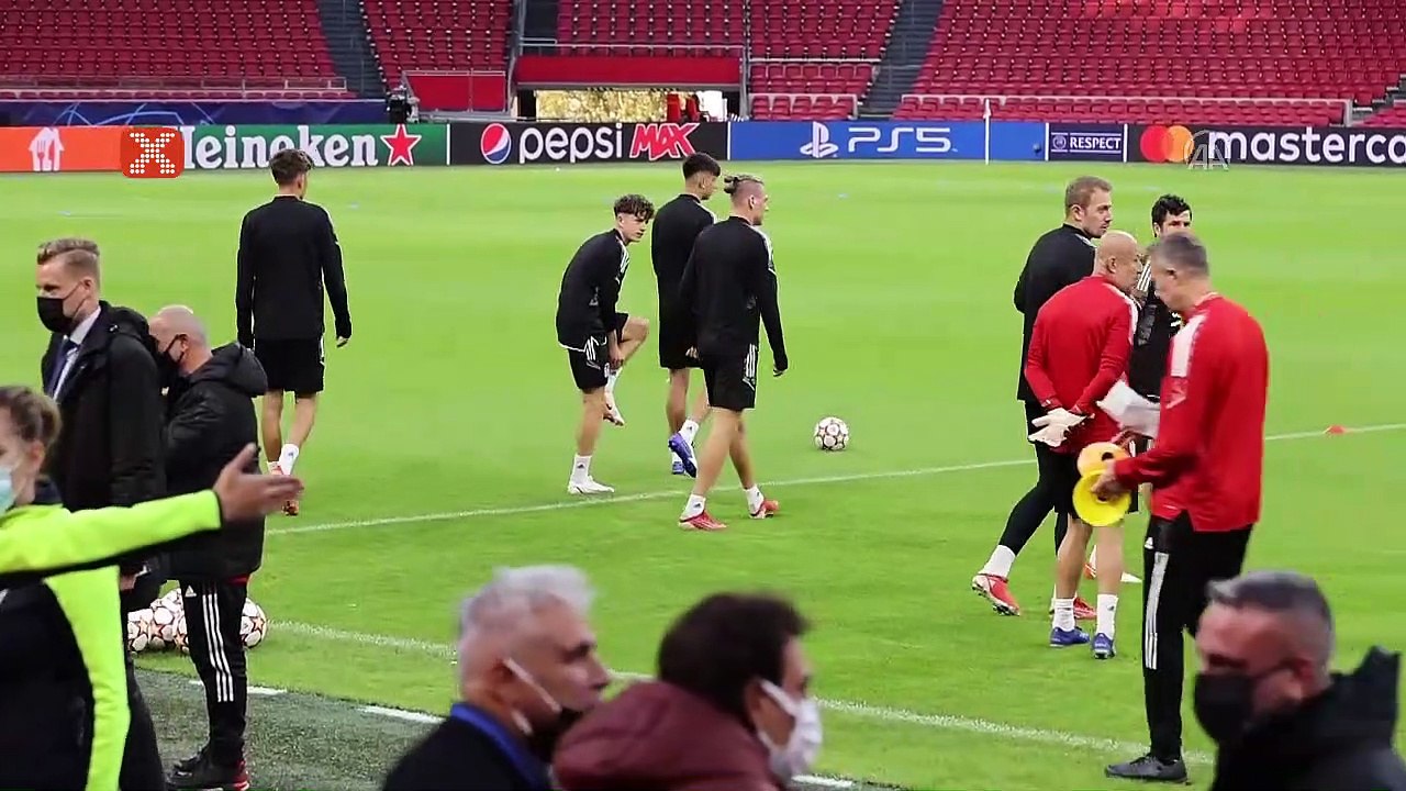 Beşiktaş'tan Johan Cruijff Arena'da son antrenman