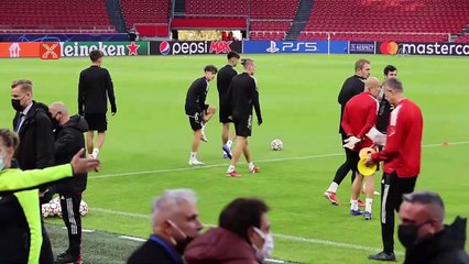 Beşiktaş'tan Johan Cruijff Arena'da son antrenman