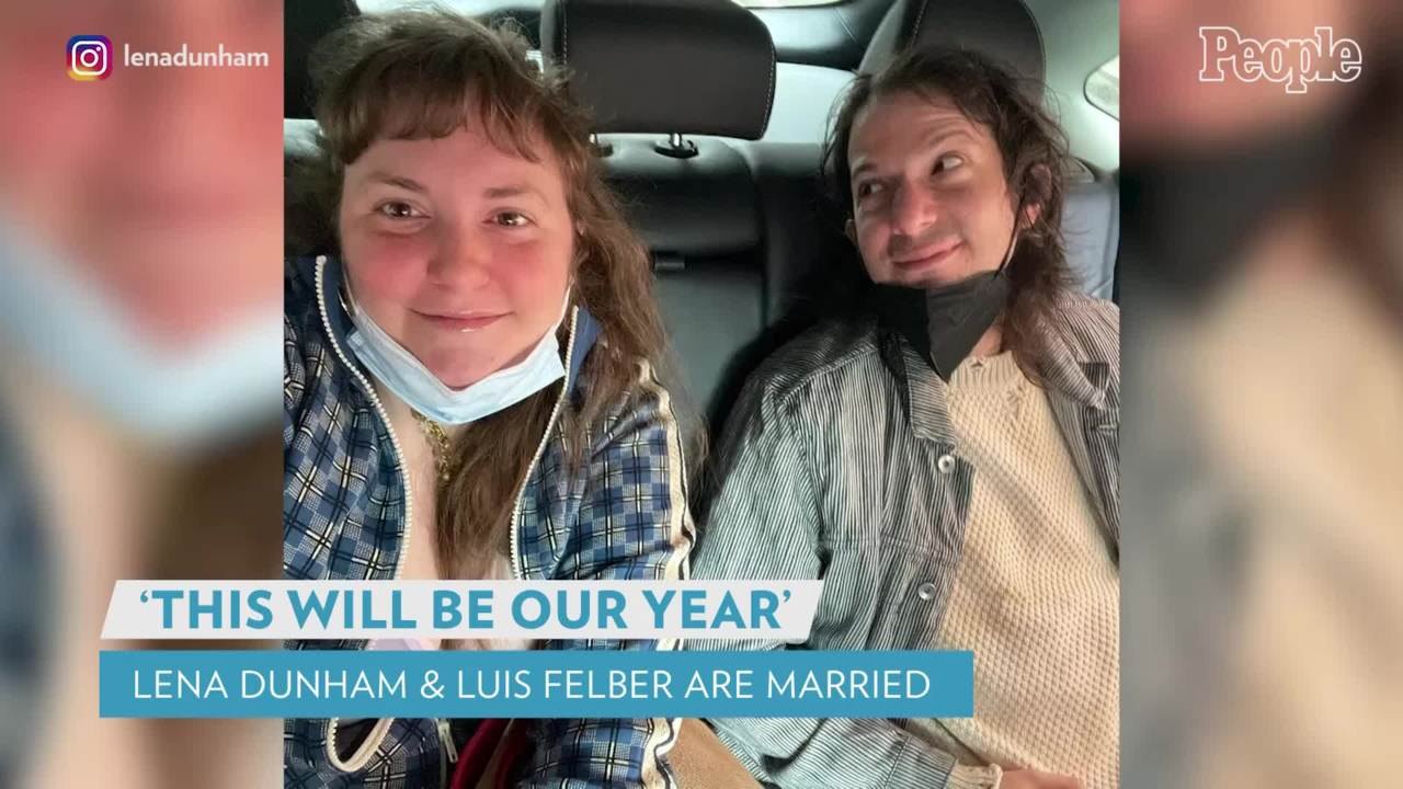Lena Dunham Marries Luis Felber