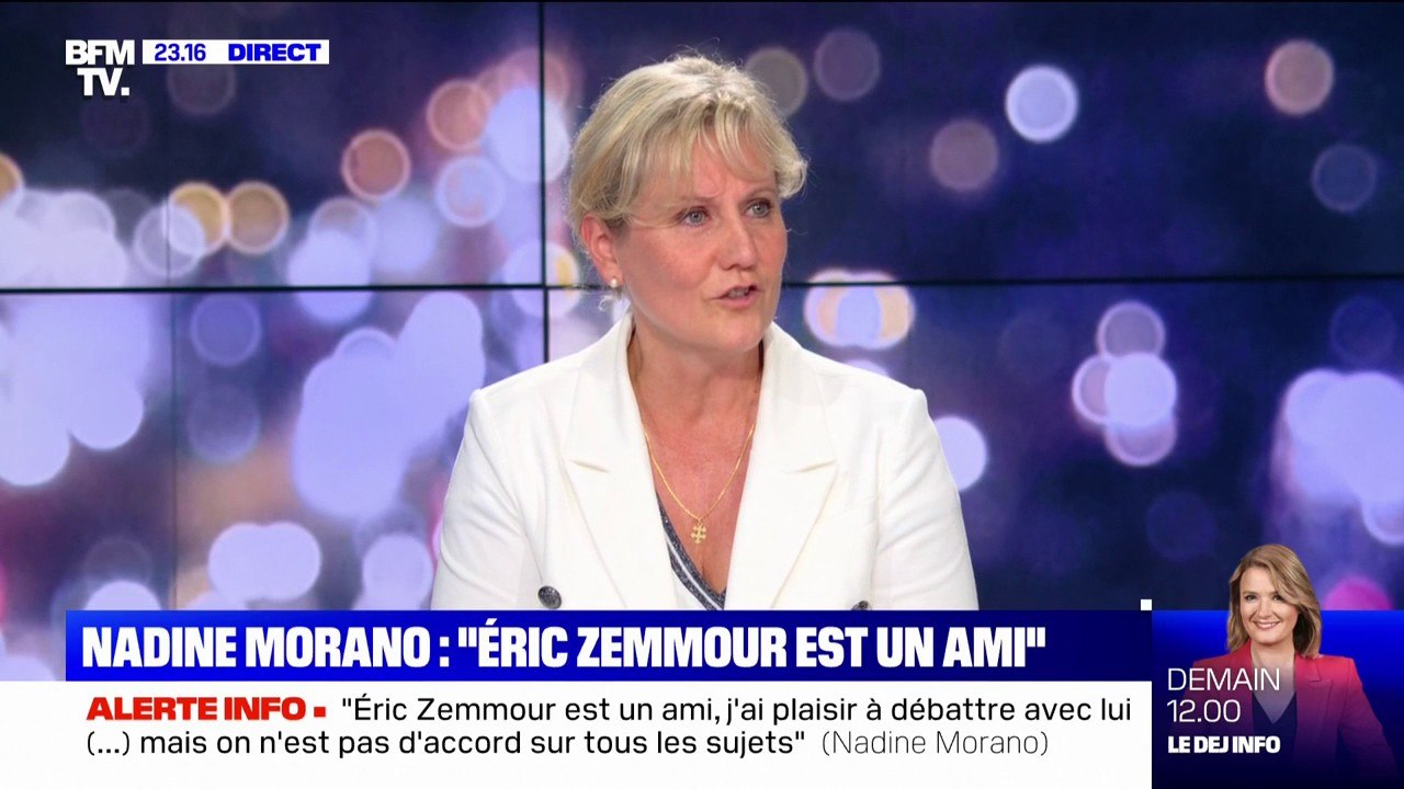 Nadine Morano: "Que Xavier Bertrand et Valérie Pécresse reviennent, je trouve ça très bien"