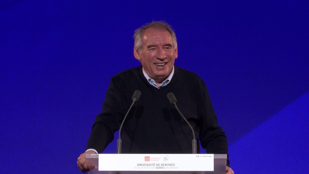 François Bayrou, discours d'ouverture - UR2021