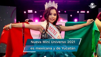 Download Video: Pequeña de Yucatán es coronada Mini Universo 2021 en Cartagena de Indias, Colombia