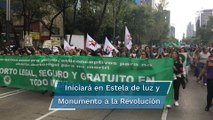 Feministas convocan a marcha por aborto en CDMX