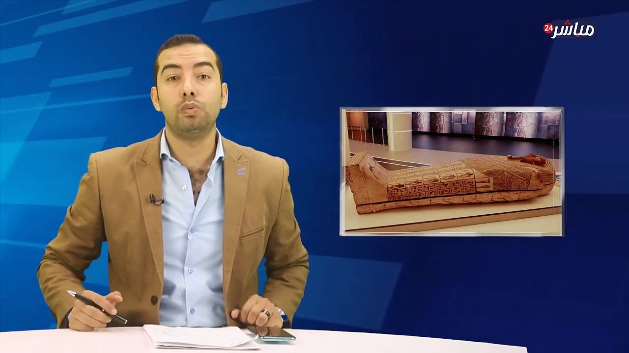 تابوت فرعوني يصل جناح مصر في "إكسبو دبي