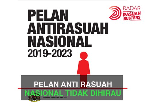 Pelan Anti Rasuah Nasional tidak dihirau