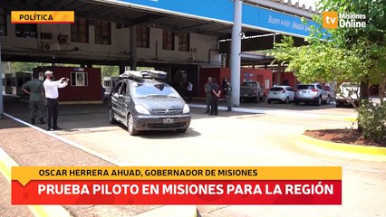 Prueba piloto en Misiones para la región